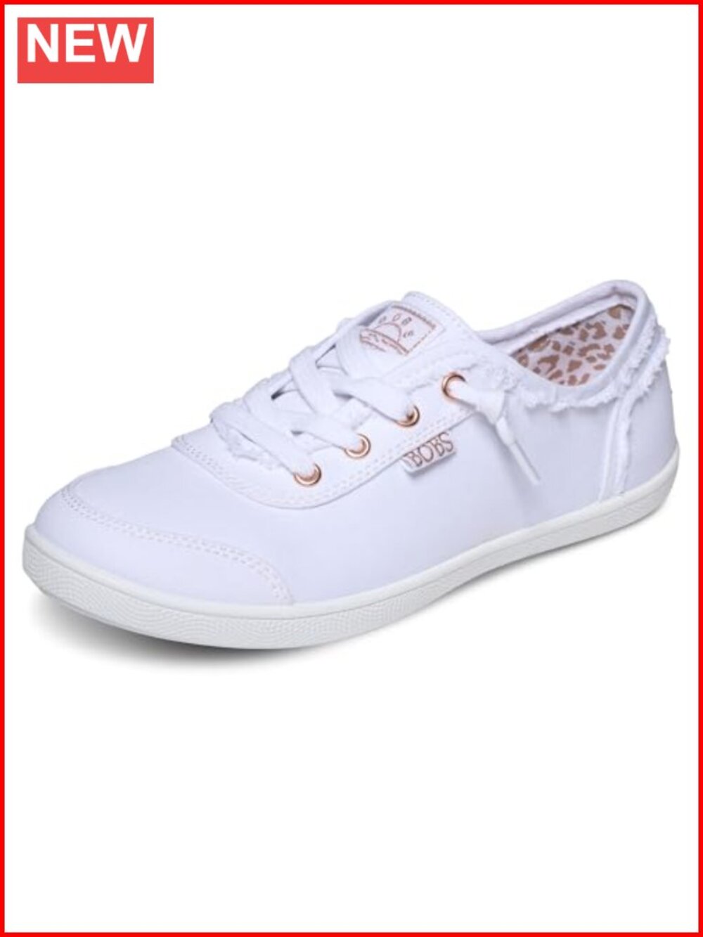 Bobs B Cute Sneaker Memory Foam Slip On Vegan Canvas Walking Shoe - Picture 1 of 6